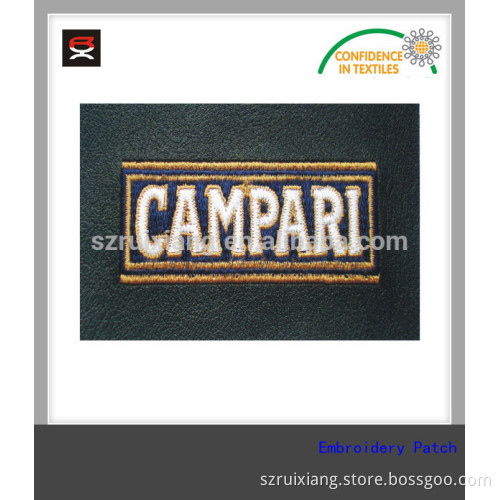 High quality embroidery leather patch RX75